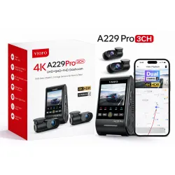 Kamera samochodowa VIOFO A229 Pro 3CH z SONY STARVIS 2 i HDR